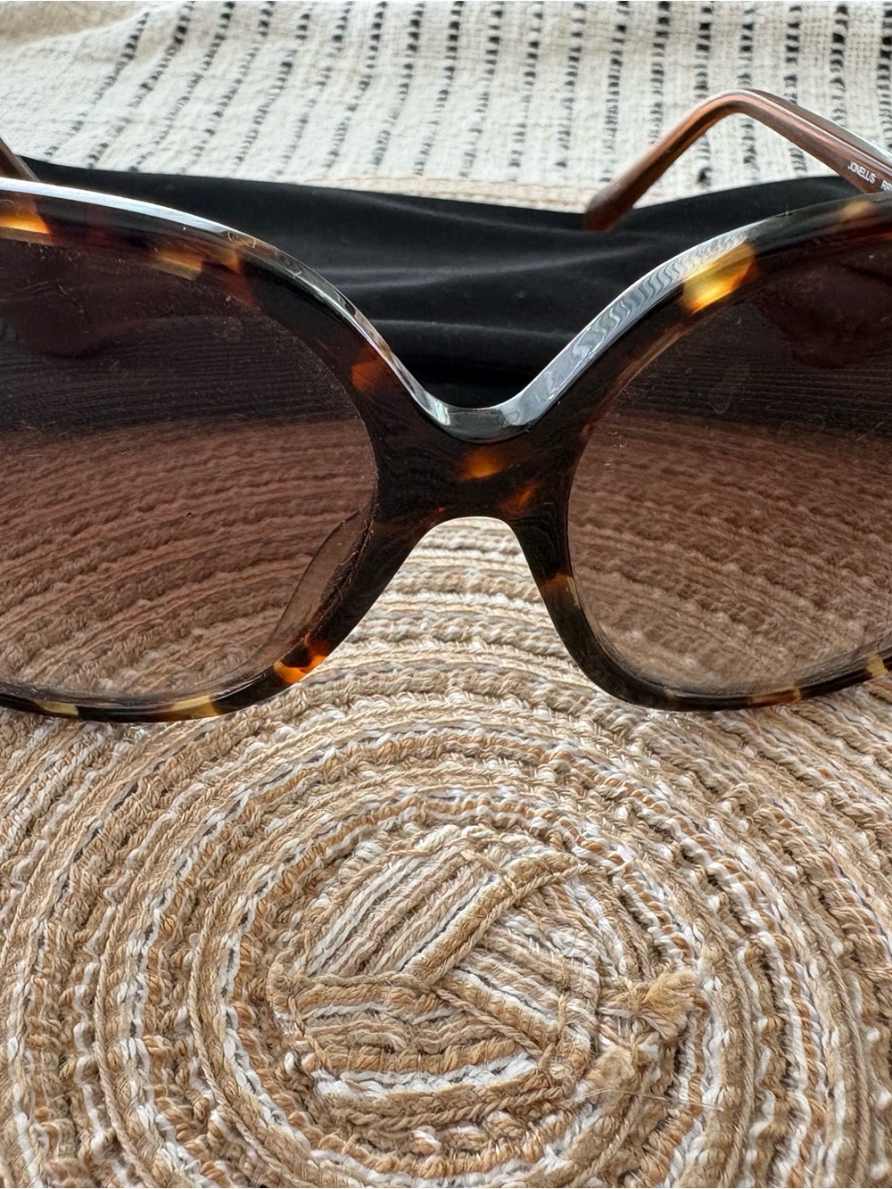 kate spade Tortoiseshell Sunglasses with Brown Gradient Lenses